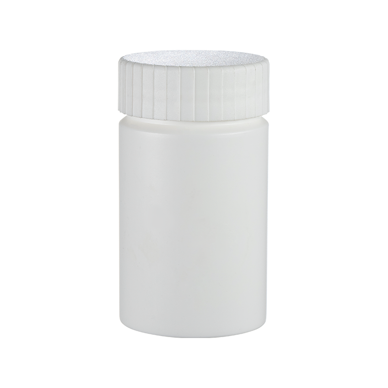 Bouteille droite en HDPE pour produits pharmaceutiques